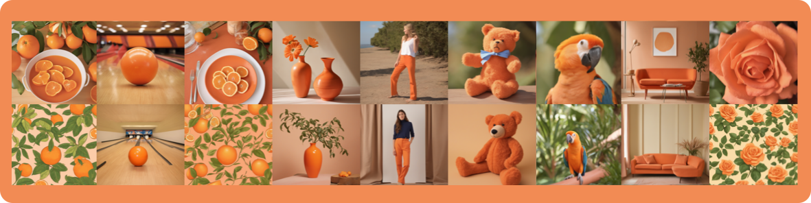 Orange color results